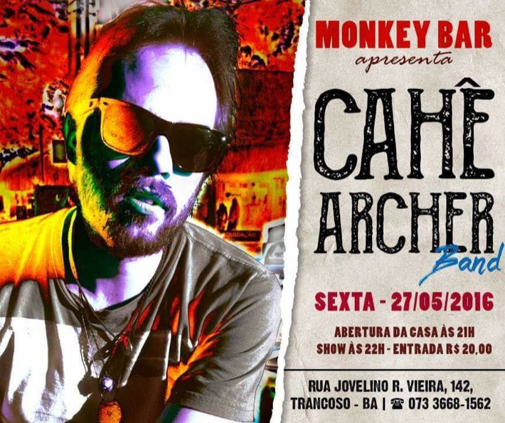 Cartaz   Monkey Bar - Rua Jovelino R. Vieira, 142, Sexta-feira 27 de Maio de 2016