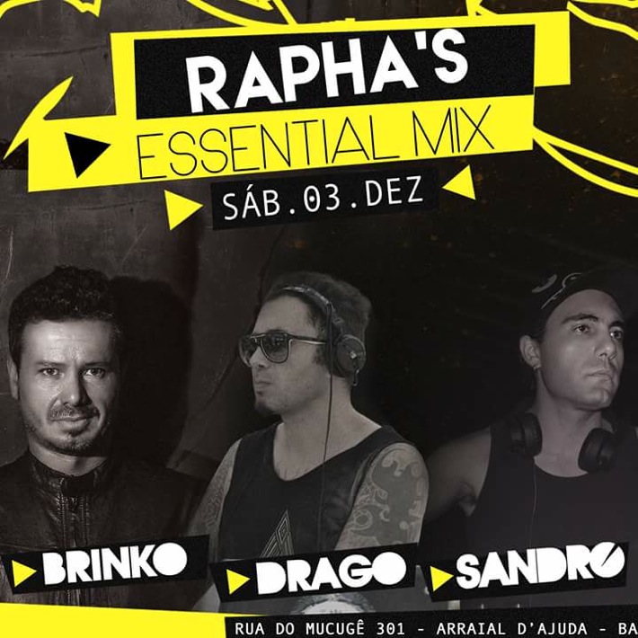 Cartaz   Rapha's Essential Mix - Estrada do Mucug, Sábado 3 de Dezembro de 2016