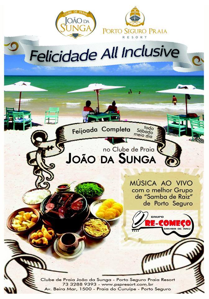 Cartaz   Clube de praia Joo da Sunga - Avenida Beira-Mar Norte 1500, praia de Taperapu, Sábado 25 de Outubro de 2014