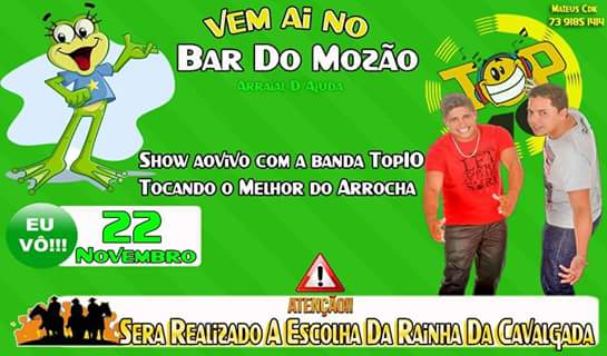 Cartaz   Bar do Mozo - Rua Das Palmeiras 18 - Bairro Sao Francisco, Domingo 22 de Novembro de 2015