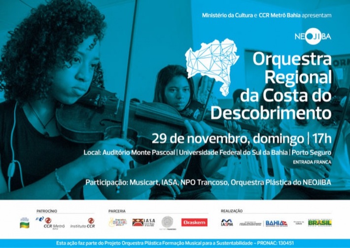 Cartaz   Auditrio Monte Pascoal - Universidade Federal do Sul da Bahia, Domingo 29 de Novembro de 2015