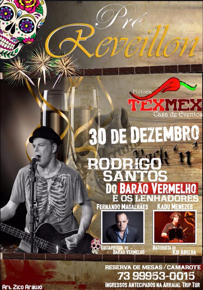 Cartaz   Milloca TexMex Casa de Eventos - Rua du Mucug, 250, Quarta-feira 30 de Dezembro de 2015