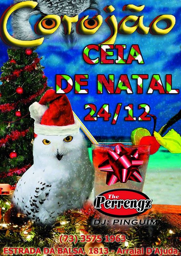 Cartaz   Corujo - Estrada da Balsa 1813 - Praia de Araape, Quinta-feira 24 de Dezembro de 2015