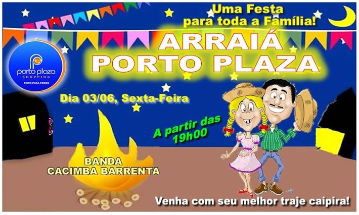 Cartaz   Porto Plaza Shopping - Avenida 22 de Abril, Sexta-feira 3 de Junho de 2016
