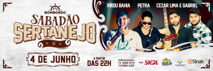 Cartaz   Bombordo - Av. 22 de abril, 151 - ao lado do trevo do Cabral, Sábado 4 de Junho de 2016