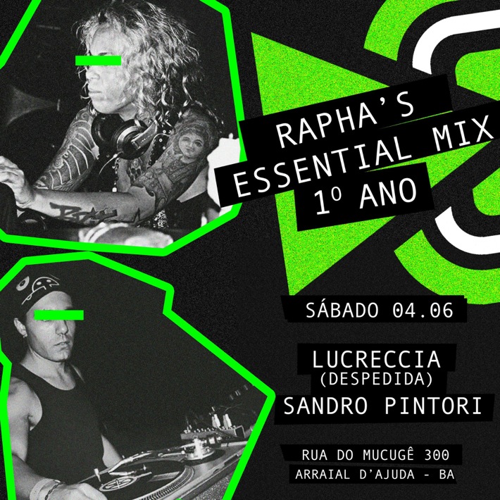 Cartaz   Rapha's Essential Mix - Estrada do Mucug, Sábado 4 de Junho de 2016