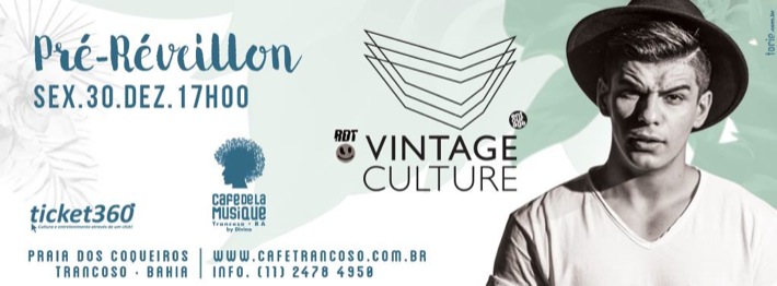 Cartaz   Cafe de la Musique - Praia dos Coqueiros, Sexta-feira 30 de Dezembro de 2016