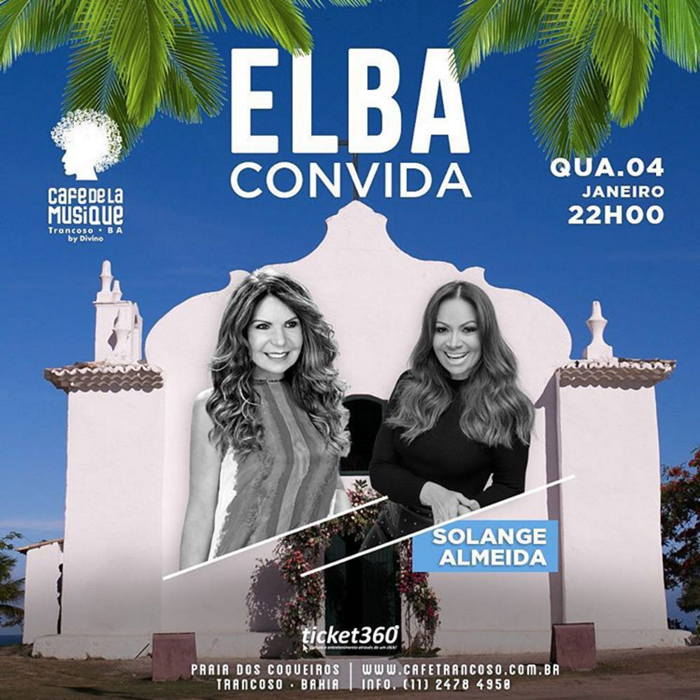 Cartaz   Cafe de la Musique - Praia dos Coqueiros, Quarta-feira 4 de Janeiro de 2017