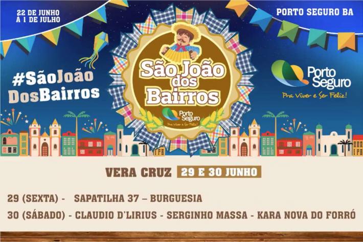 Cartaz   Vera Cruz, Do dia 29 ao dia 30/6/2018