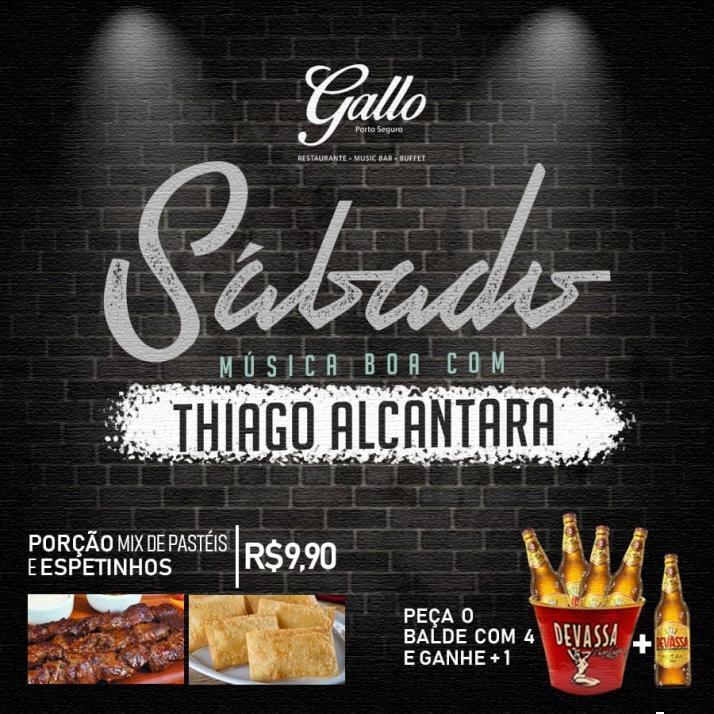 Cartaz   Gallo Music Bar - Rua 2 de julho, 20B, Sábado 13 de Outubro de 2018