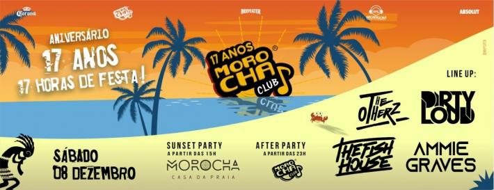 Cartaz   Morocha Casa da Praia & Morocha Club - Estrada do Mucug, 290, Sábado 8 de Dezembro de 2018