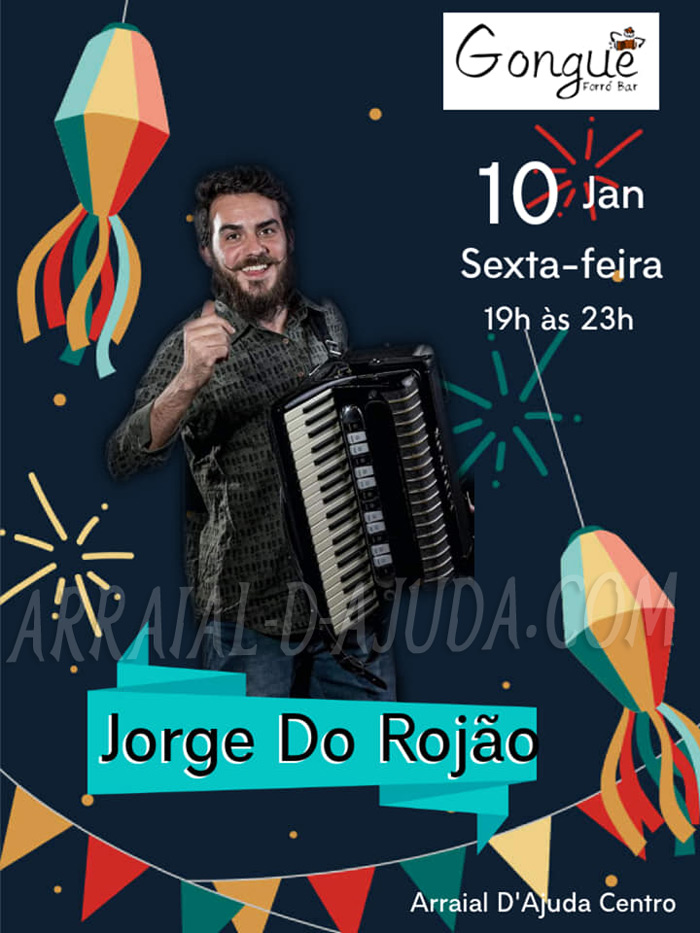 Cartaz   Gongu Forr Bar - Rua Carlos Alberto Parracho, Sexta-feira 10 de Janeiro de 2020