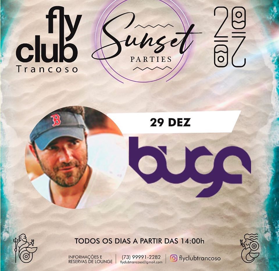 Cartaz   Fly Club - Praia dos Nativos, Domingo 29 de Dezembro de 2019