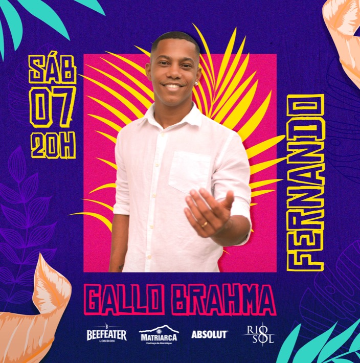 Cartaz   Gallo Music Bar - Rua 2 de julho, 20B - Casa da Lenha, Sábado 7 de Março de 2020
