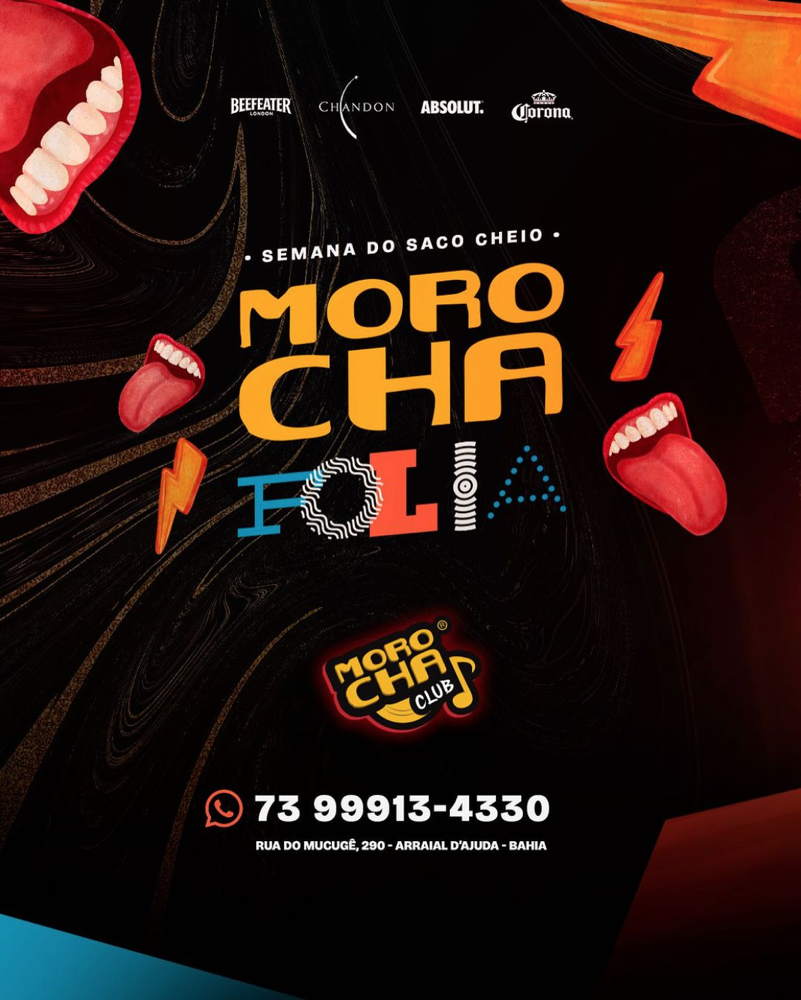 Cartaz   Morocha Club - Estrada do Mucug, 290, Terça-feira 10 de Outubro de 2023