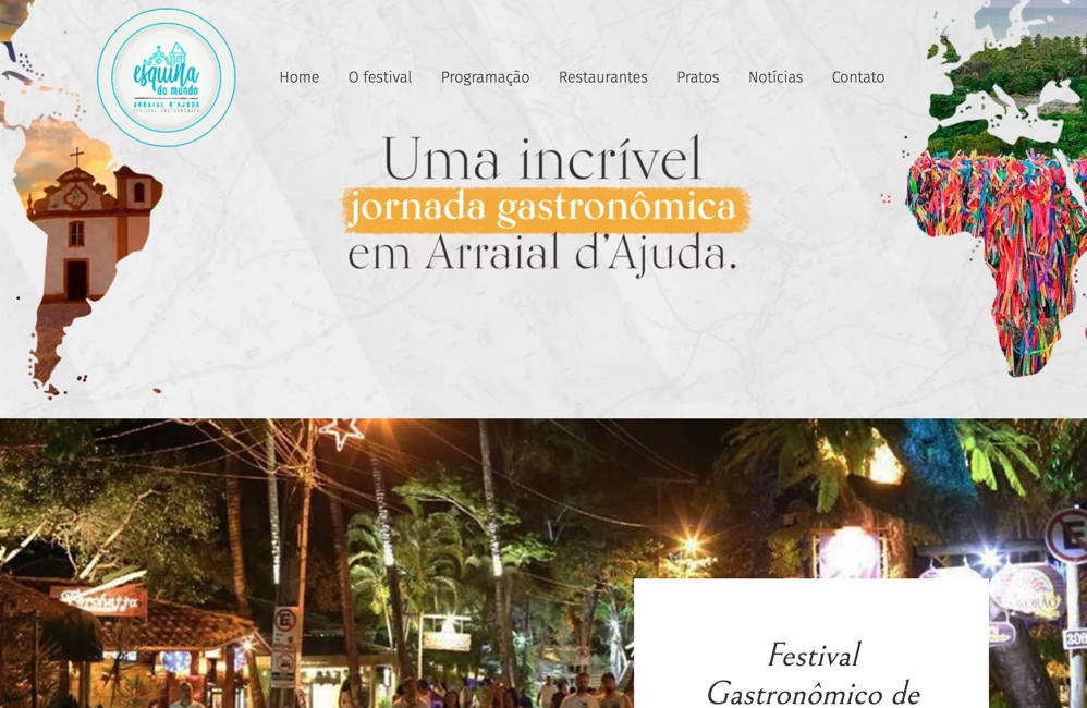 Cartaz   Vila do Sabor e restaurantes de Arraial d'Ajuda, Do dia 1° ao dia 18/11/2023