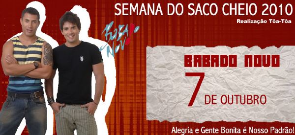 Cartaz   Complexo de Lazer Ta Ta - Praia de Taperapuan, Quinta-feira 7 de Outubro de 2010