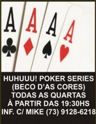 panfleto Huhuuu!! Poker Series