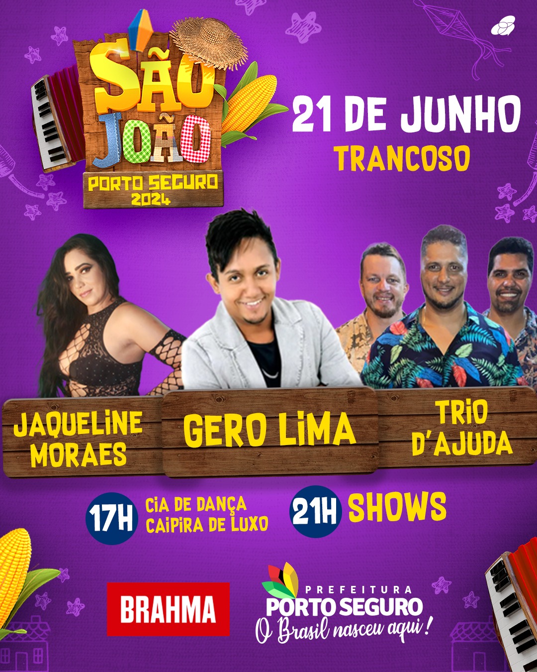 Cartaz   Quadrado, Sexta-feira 21 de Junho de 2024