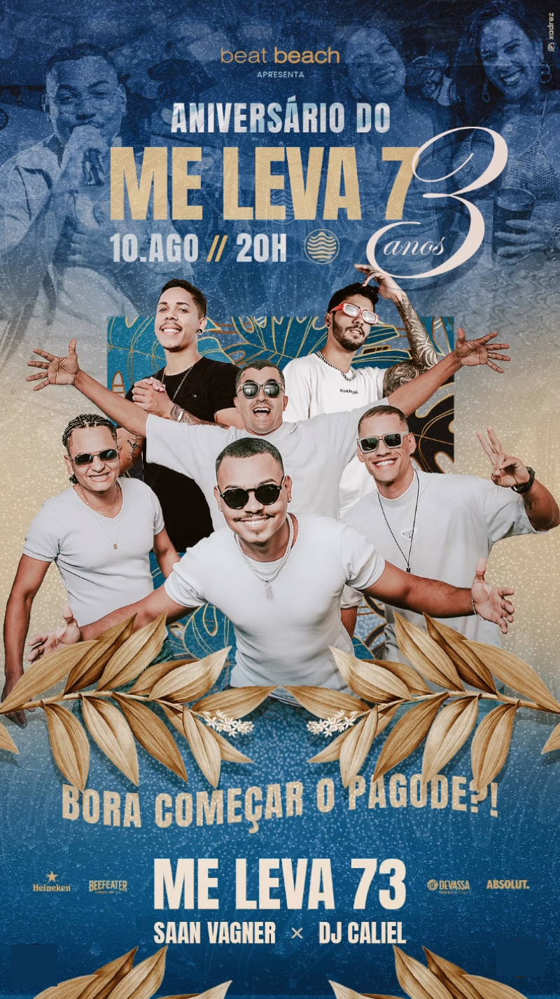 Cartaz   Beat Beach - Av. Beira Mar, 5585 - Praia de Taperapu, Sábado 10 de Agosto de 2024