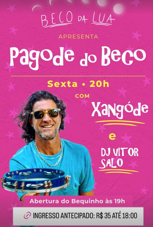 Cartaz   Beco da Lua, Sexta-feira 13 de Dezembro de 2024