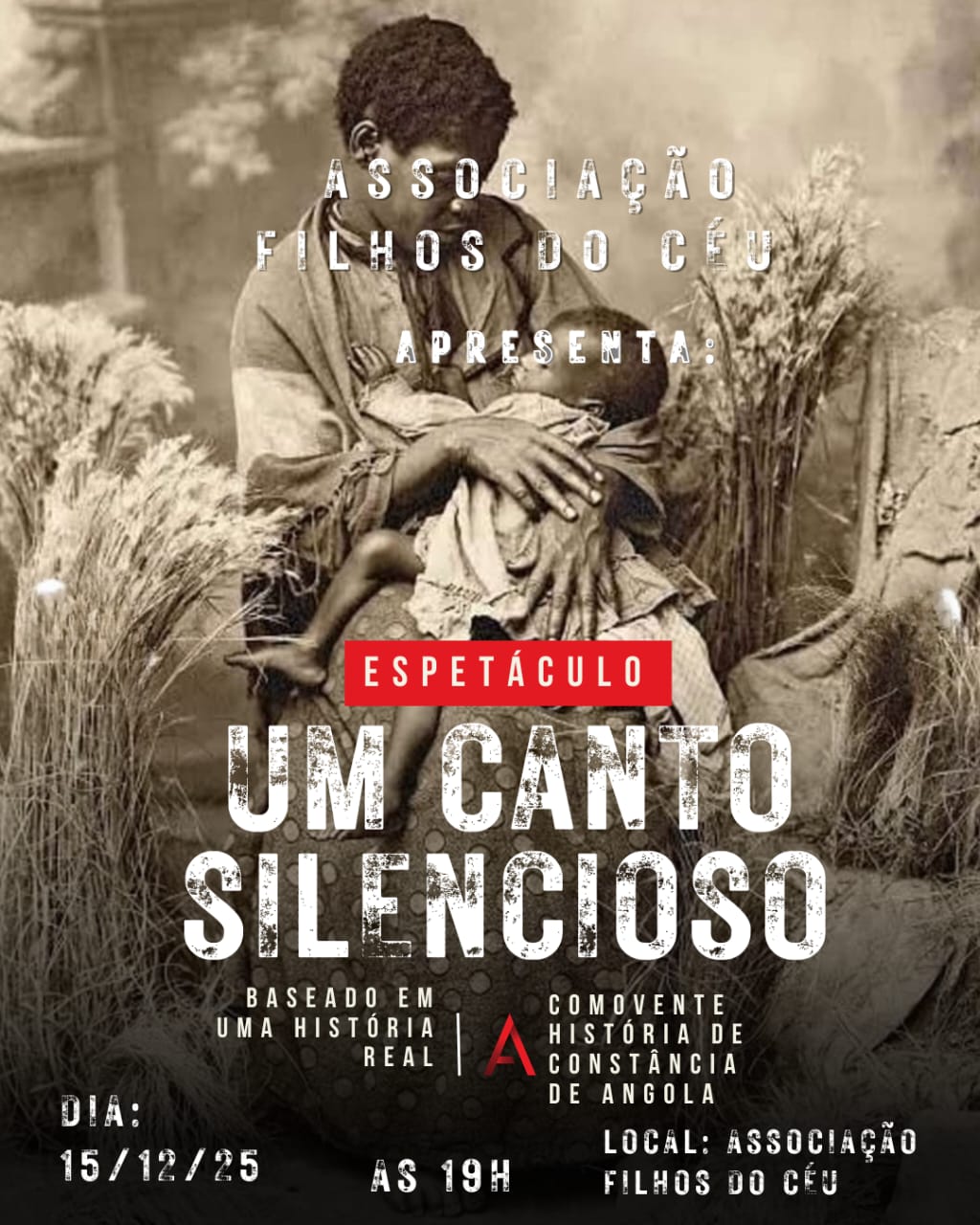 Cartaz   Associao Filhos do Cu - Rua Cear, 15 - Bairro So Pedro, Domingo 15 de Dezembro de 2024