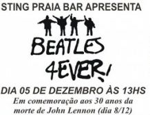 Cartaz   Sting Praia Bar - Estr. da Balsa 1937, Praia de Araape, Domingo 5 de Dezembro de 2010