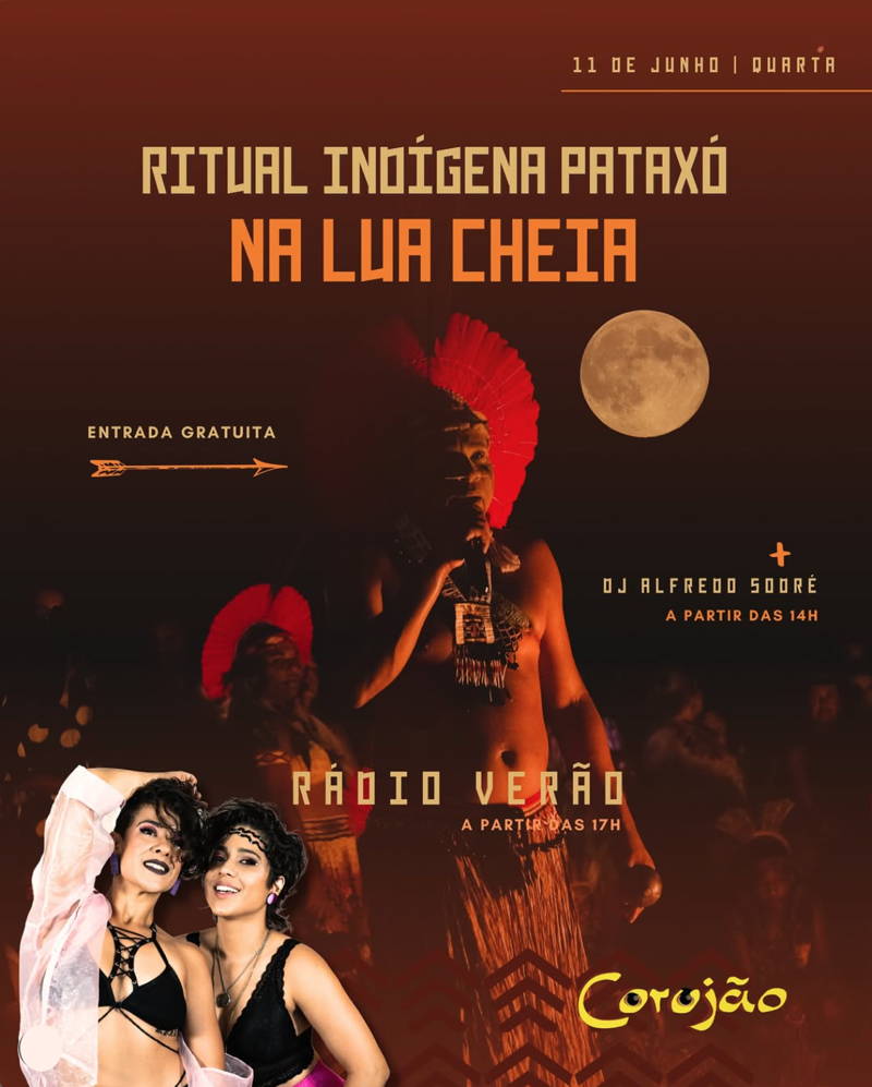 Cartaz   Corujo - Estrada da Balsa, 1813 - Praia de Araape, Quarta-feira 11 de Junho de 2025
