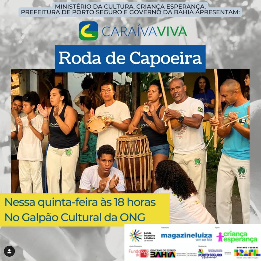 Cartaz   Galpo Cultural da ONG CaravaViva, Quinta-feira 15 de Maio de 2025