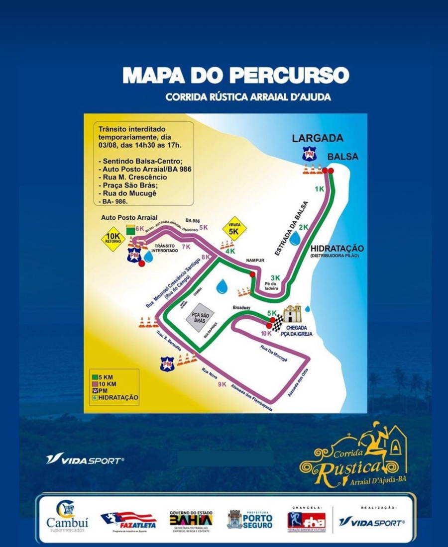 Cartaz   Estrada da Balsa ao Centro, Sábado 2 de Agosto de 2025