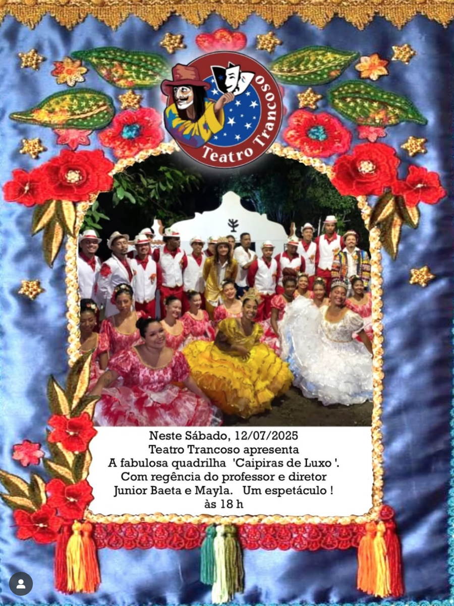 Cartaz   Teatro Trancoso - Rua do Telgrafo, Sábado 12 de Julho de 2025