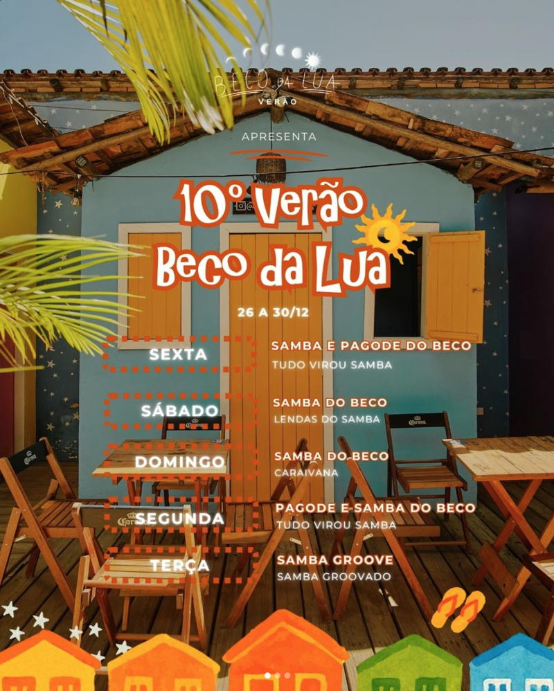 Cartaz   Beco da Lua, Sexta-feira 26 de Dezembro de 2025