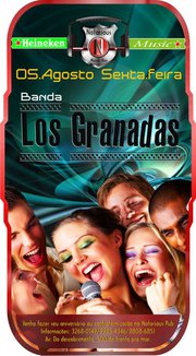 panfleto Banda Los Granadas com Eder Bahia