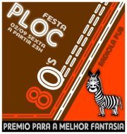 panfleto Festa Ploc 80's