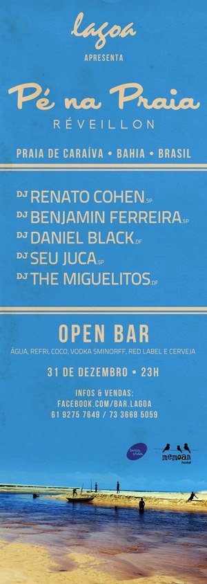 Cartaz   Pousada Thayna, Segunda-feira 31 de Dezembro de 2012