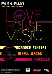 panfleto We Love House Music