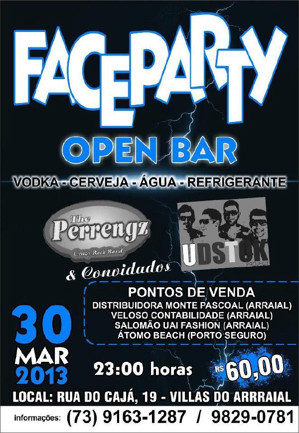 Cartaz   Rua do Caj, 19 - Villas do Arraial, Sábado 30 de Março de 2013