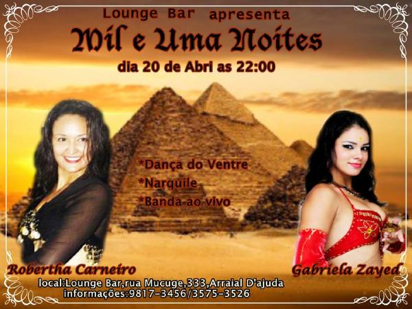 Cartaz   Lounge Bar - Shopping d'Ajuda - Rua do Mucug, 333, Sábado 20 de Abril de 2013
