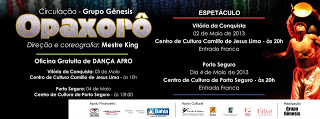 Cartaz   Centro de Cultura - Praa Dend, s/n, Sábado 4 de Maio de 2013