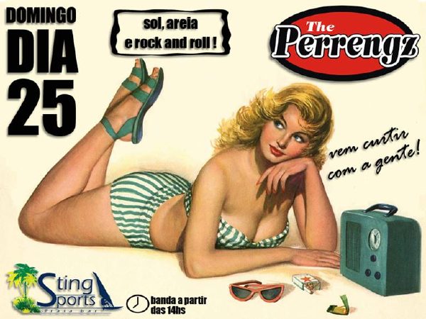 Cartaz   Sting Sports Praia Bar - Estrada da Balsa, 1937, Domingo 25 de Agosto de 2013