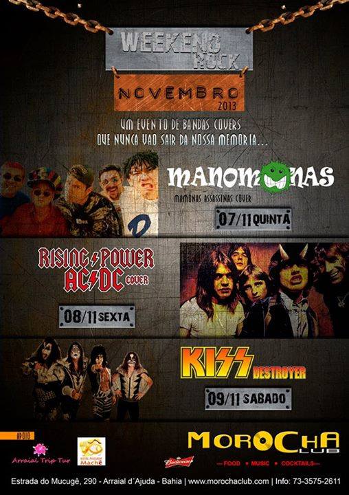 Cartaz   Morocha Club - Estrada do Mucug, 290, Quinta-feira 7 de Novembro de 2013