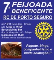 panfleto VII Feijoada Beneficente RC de Porto Seguro