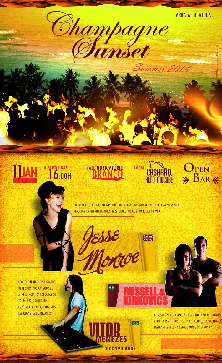 Cartaz   Casaro Alto Mucug - Estrada Alto do Mucug, 17, Sábado 11 de Janeiro de 2014