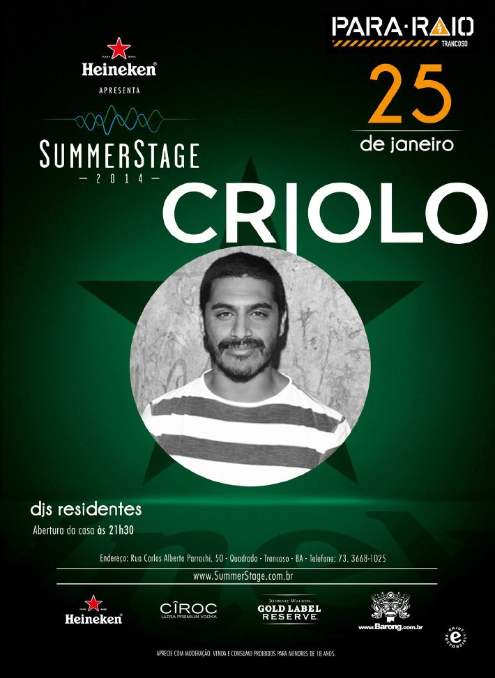 Cartaz   Para-Rio - Rua Alberto Parracho, 50 - Quadrado, Sábado 25 de Janeiro de 2014