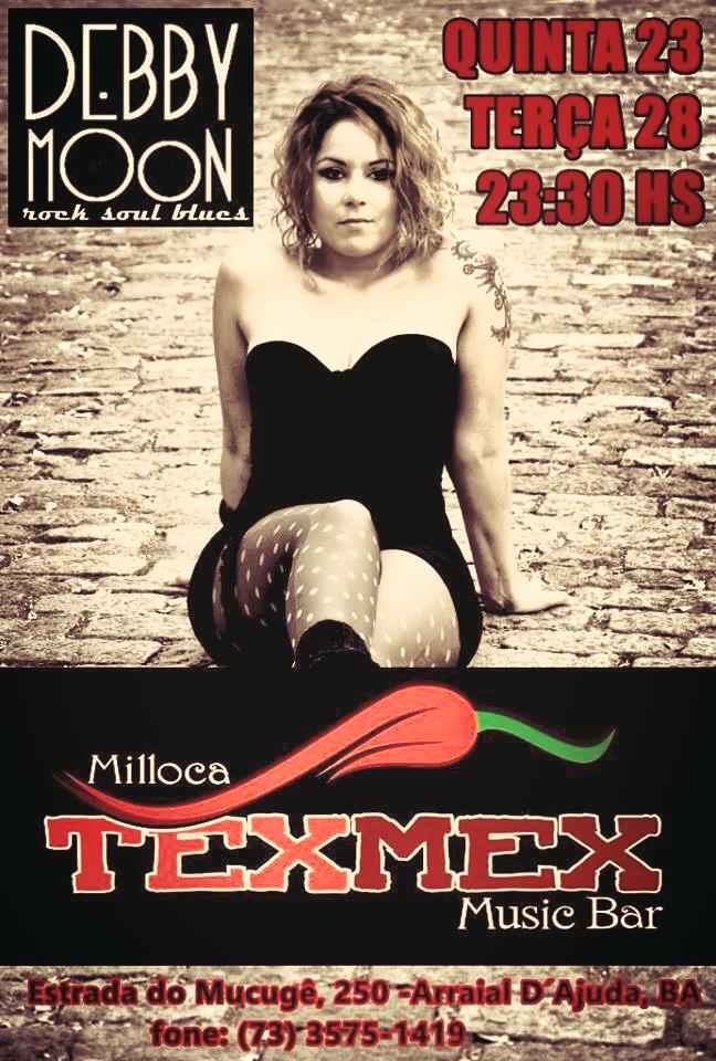 Cartaz   Milloca TexMex Music Bar - Rua du Mucug, 250, Quinta-feira 23 de Janeiro de 2014