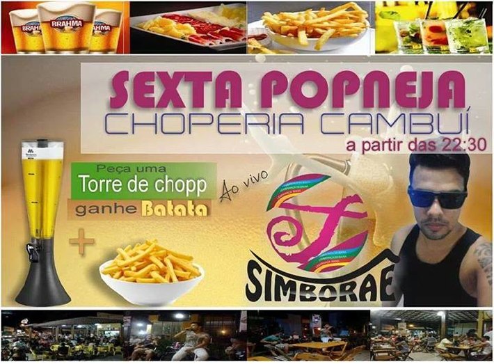 Cartaz   Choperia & Caf Cambu - Av. dos Navegantes, Sexta-feira 31 de Janeiro de 2014