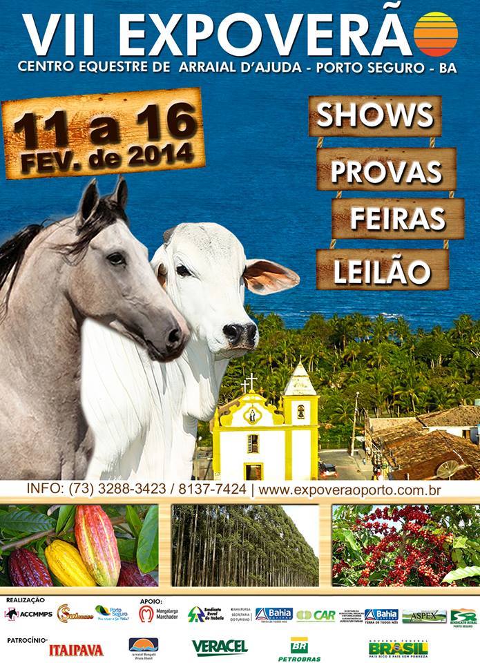 Cartaz   Centro Equestre de Arraial - mangueiro da Santa, Do dia 11 ao dia 16/2/2014