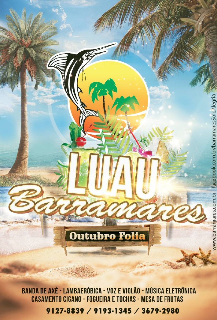 Cartaz   Barramares - Av. Beira Mar - Praia de Taperapuan, Quarta-feira 8 de Outubro de 2014