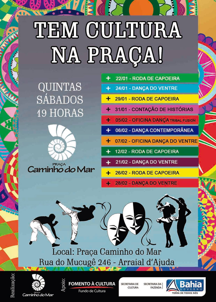 Cartaz   Praa Caminho do Mar - Rua do Mucug, 246 , Quinta-feira 29 de Janeiro de 2015