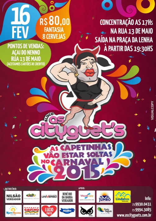 Cartaz   Bar Toca do Baiade - Rua 13 de Maio, Segunda-feira 16 de Fevereiro de 2015